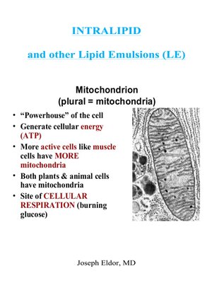 cover image of Intralipid and other Lipid Emulsions